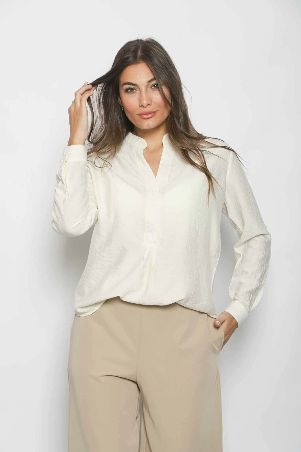 CAMISOLA MAO WRINKLED