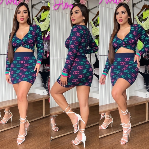 Conjunto Inspiração Chanel