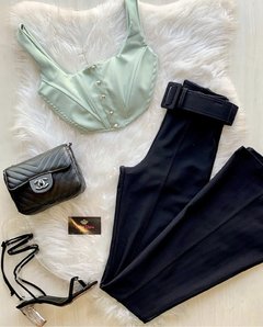 Calça Flare Lavínia Chocomel - comprar online