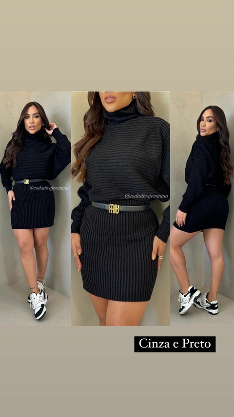 Conjunto Tricô Modal