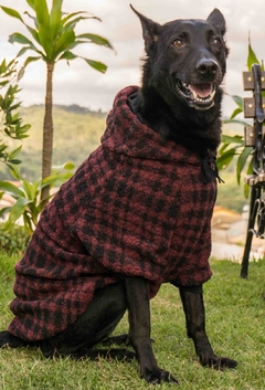 Moletom Sherpa Xadrez Vinho - comprar online
