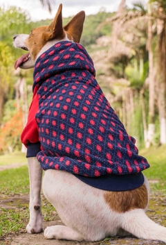 Moletom Raglan Argyle Vermelho na internet