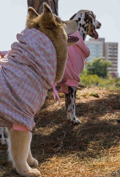 Imagem do Moletom Dupla Face Argyle Rosa