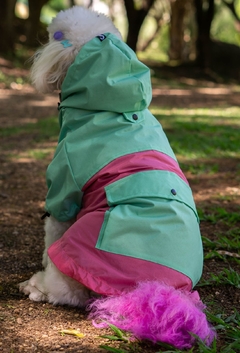 Anorak Impermeável Pinkreen - Ammolite Pet Supply