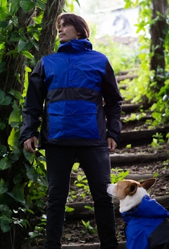 Anorak Impermeável Bluck Humanos - Ammolite Pet Supply
