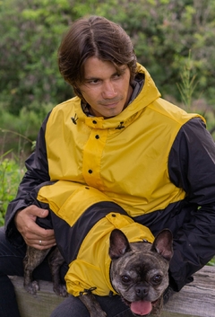 Anorak Impermeável Yellack Humanos - Ammolite Pet Supply