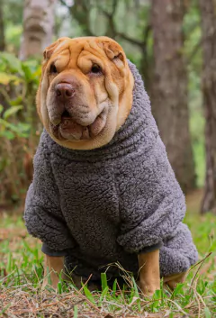 Imagem do Suéter Sherpa Chumbo