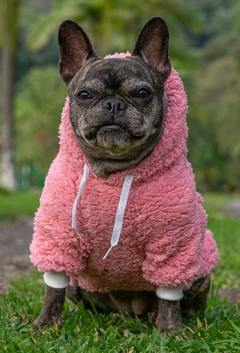 Moletom Sherpa Rosa