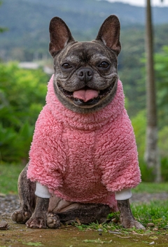 Suéter Sherpa Rosa