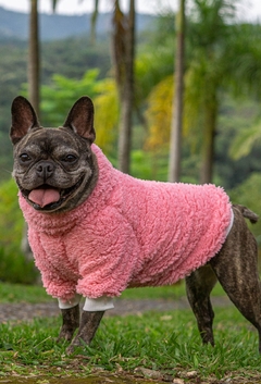 Suéter Sherpa Rosa - Ammolite Pet Supply