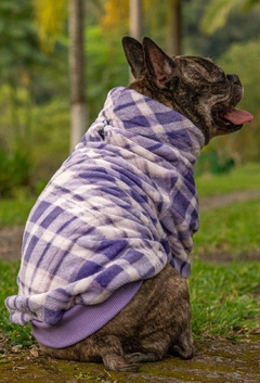 Imagem do Suéter Fleece Xadrez Lavanda