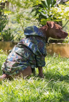 Jaqueta Corta-Vento Impermeável Camuflada - loja online