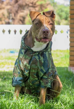 Jaqueta Corta-Vento Impermeável Camuflada