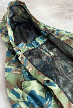 Jaqueta Corta-Vento Impermeável Camuflada - Ammolite Pet Supply