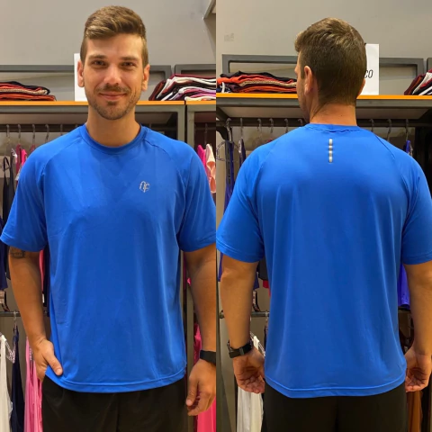 Camisa Dry Poliamida Azul Royal - comprar online