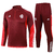 Conjunto Agasalho Treino Internacional 2024/2025 Vinho Adidas Masculino