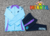 Agasalho Viagem Infantil Argentina 2024/2025 Azul e Azul Escuro Importado