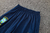 Conjunto Agasalho Treino Brasil 2024/2025 Azul e Azul Escuro Com Capuz Nike Masculino - loja online
