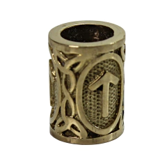 Abalorio Bead Vikingo Runa Tyr Barba O Pelo / Bronce