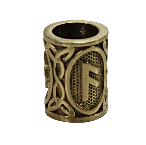 Abalorio Bead Vikingo Runa Ansuz Barba O Pelo / Bronce