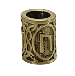 Abalorio Bead Vikingo Runa Uruz Barba O Pelo / Bronce
