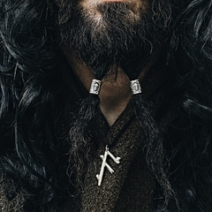 Dije Runa Vikinga Ansuz Rama De Arbol / Plata 925 - Van Allen Joyas