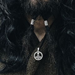 Martillo De Thor Mjolnir Con Runas Vikingas / Plata 925 - Van Allen Joyas