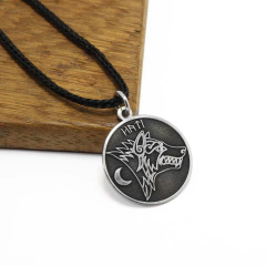 Medalla Lobo Hati y Skoll / Plata 925 en internet