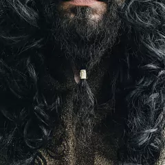 Abalorio Bead Vikingo Runa Ansuz Barba O Pelo / Bronce - Van Allen Joyas