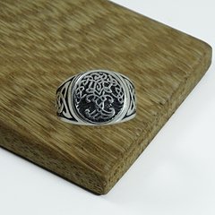 Anillo Arbol De La Vida Celta Vikingo Yggdrasil / Plata 925 en internet
