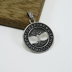 Arbol De La Vida Yggdrasil Vikingo / Plata 925 - comprar online
