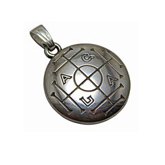 Medalla Cabalistica Magica Agla / Plata 925