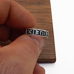 Anillo Runas Vikingas Proteccion / Plata 925 - tienda online