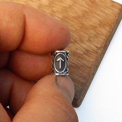 Beads Para Barba O Pelo Vikingo Runa Tyr / Plata 925 en internet
