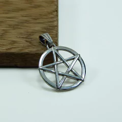 Pentagrama o Pentaculo 2.6 Cm / Plata 925 - comprar online