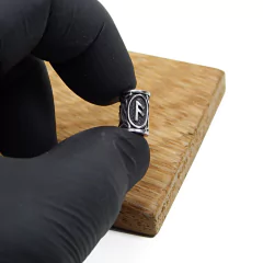 Beads Para Barba O Pelo Vikingo Runa Ansuz / Plata 925 en internet