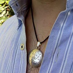 Medalla Sello Arcangel San Miguel / Plata 925 - tienda online