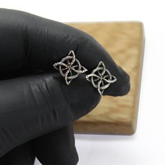 Aros Nudo De Bruja Wicca / Plata 925 en internet