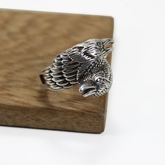 Anillo Cuervos Hugin Y Munin / Plata 925 - comprar online