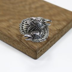 Anillo Cuervos Hugin Y Munin / Plata 925 - Van Allen Joyas