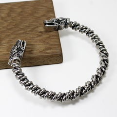 Torque dualidad Vikingo Lobo Fenrir / Plata 925 - comprar online