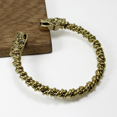 Torque dualidad vikingo Lobo Fenrir / Bronce - comprar online