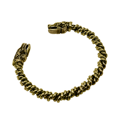 Torque dualidad vikingo Lobo Fenrir / Bronce