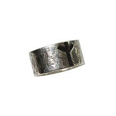 Anillo Ragnar Runa Estampada / Plata 925