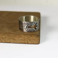 Anillo Guerrero Runa Calada / Plata 925 - comprar online