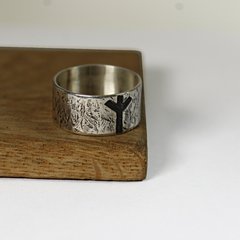 Anillo Ragnar Runa Estampada / Plata 925 - comprar online