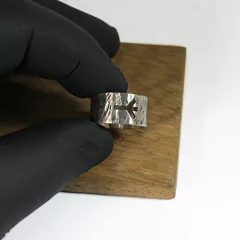 Anillo Guerrero Runa Calada / Plata 925 en internet
