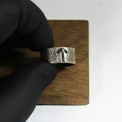 Anillo Ragnar Runa Estampada / Plata 925 en internet