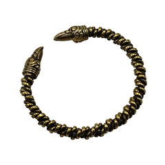 TORQUE VIKINGO CUERVOS HUGIN Y MUNIN / BRONCE