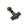 MARTILLO DE THOR VIKINGO MJOLNIR LABRADO / PLATA